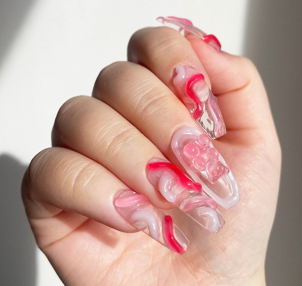 31 Stunning DIY 3D Nail Designs For Beginners In 2024 | Beach nail art, Diy  beach nails, Flower nails